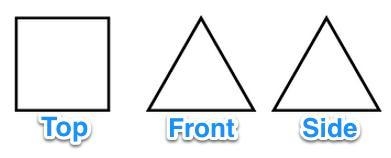 Three views of a solid are shown. What is this three-dimensional solid?-example-1