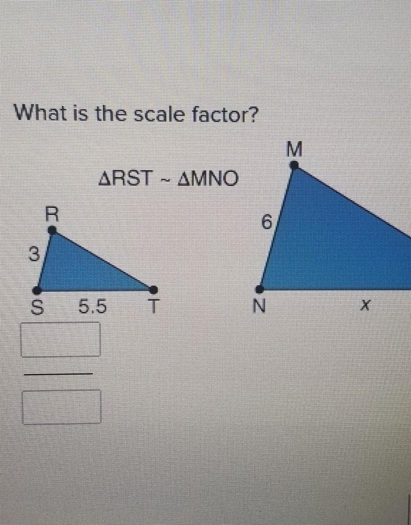 HELP ASAP also the I couldn't fkfit the whole thing so that other part of the triangle-example-1