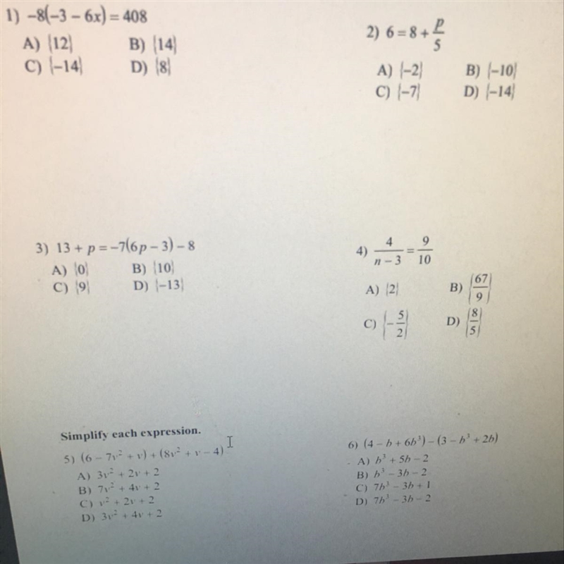 Solve the equations-example-1