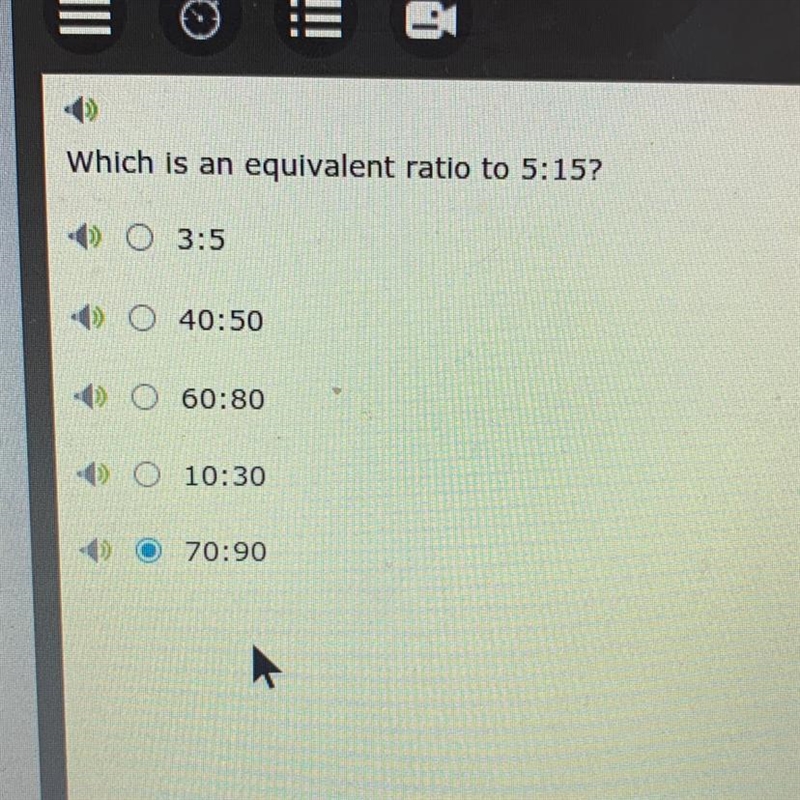 What equivalent ratio to 5:15?-example-1