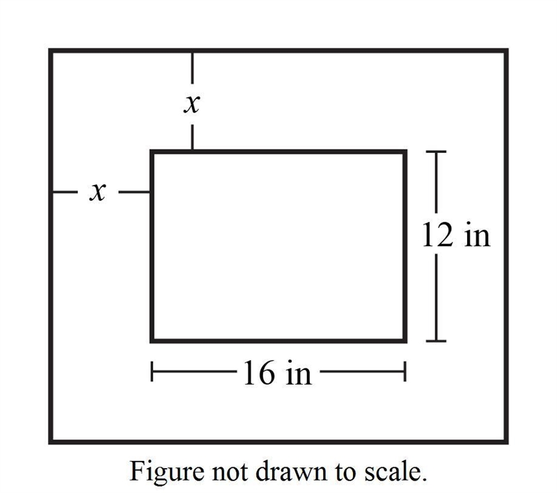 Jessie is building a cabinet door, which is pictured below. The center of the cabinet-example-1