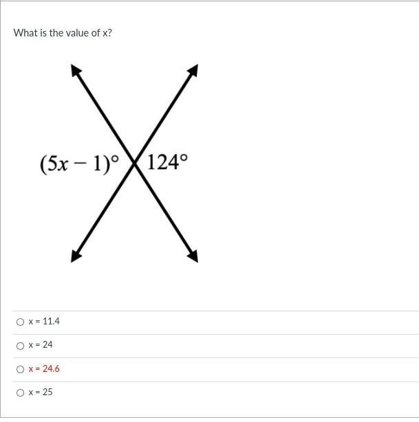 What is the value of x? ​-example-1