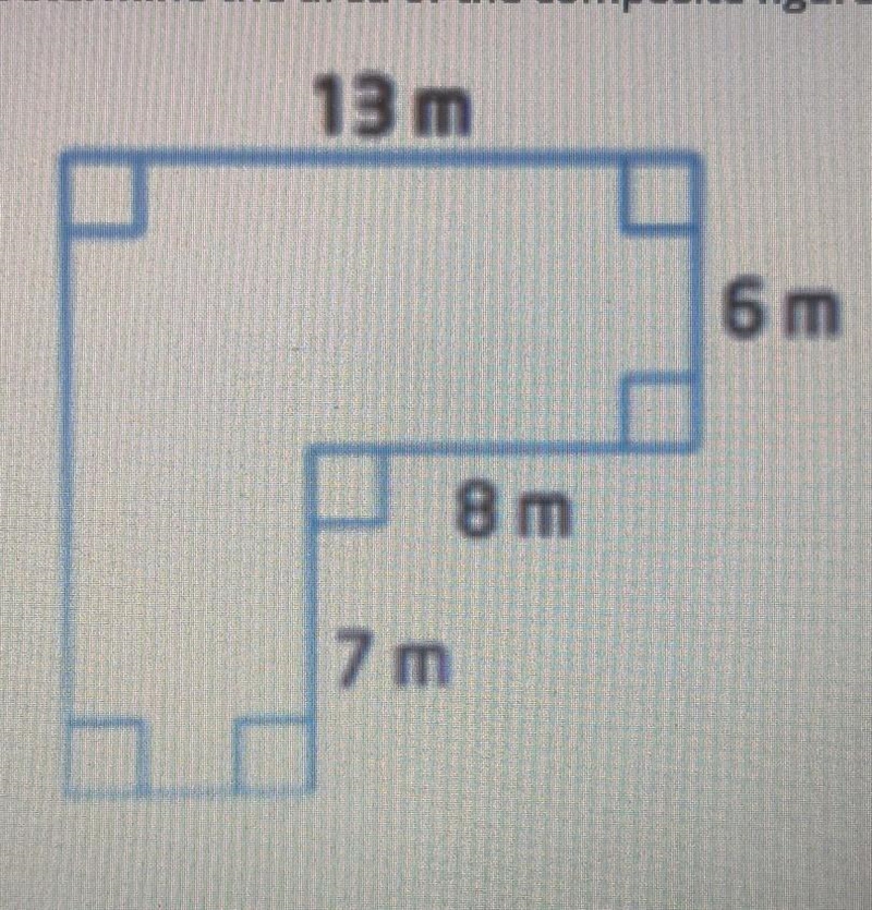 Determine the area of the composite figure.​-example-1