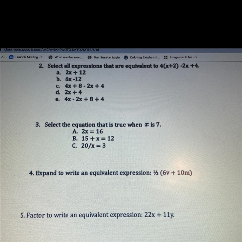 Can someone please help me on 2, 3, 4 and 5 ??-example-1