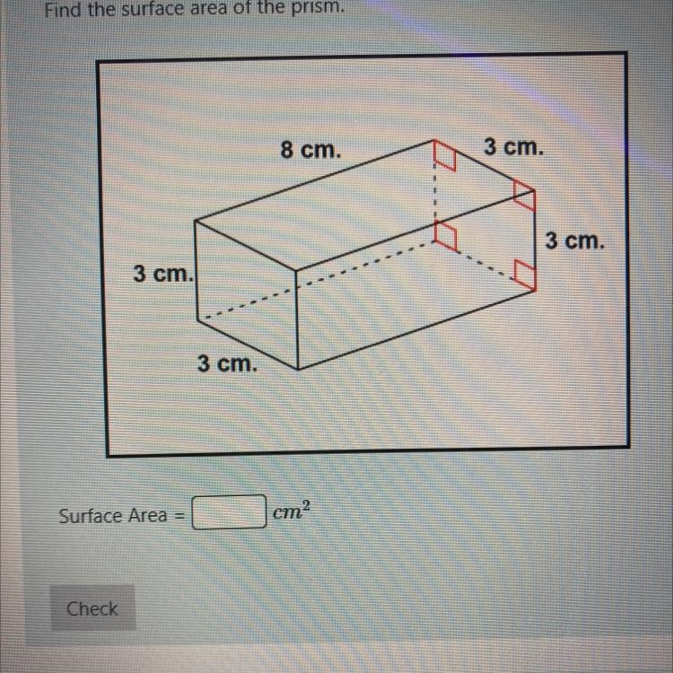 Find the surface area of the prism-example-1