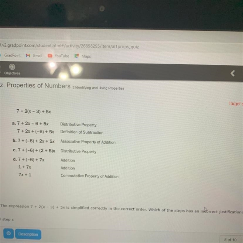 Please help!! Question is shown in picture Is it Step C or Step B??-example-1