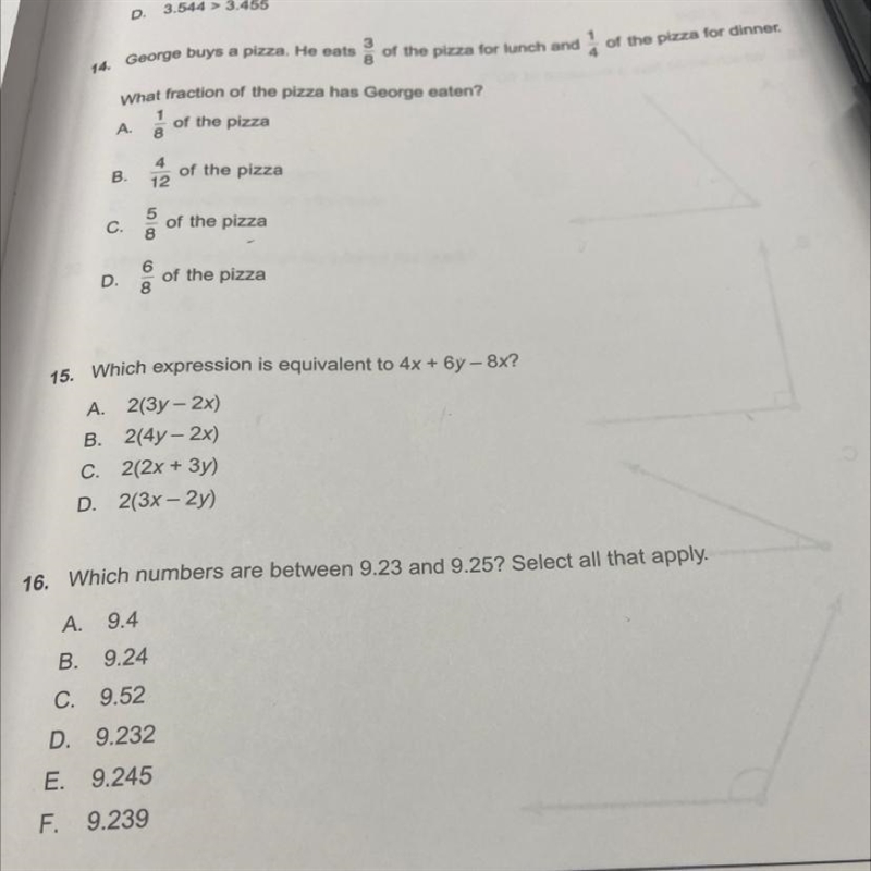 Which numbers are between 9.23 and 9.25-example-1