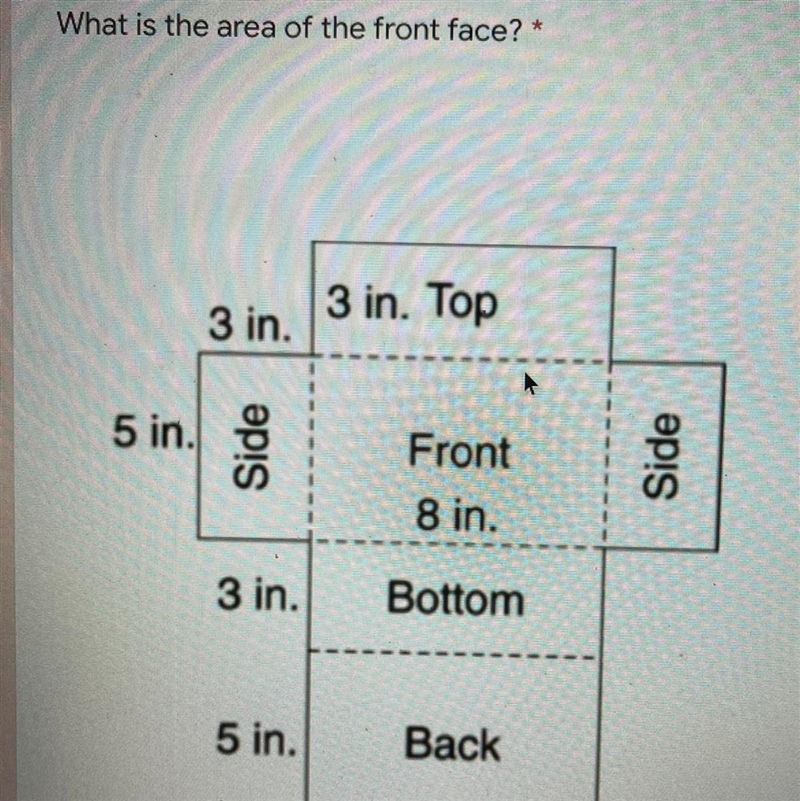 What is the area of the front face?-example-1