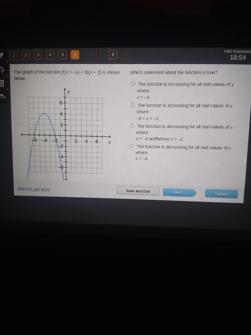 The graph of the function-example-1