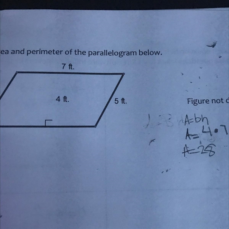 I think I found the area I need help finding the perimeter-example-1