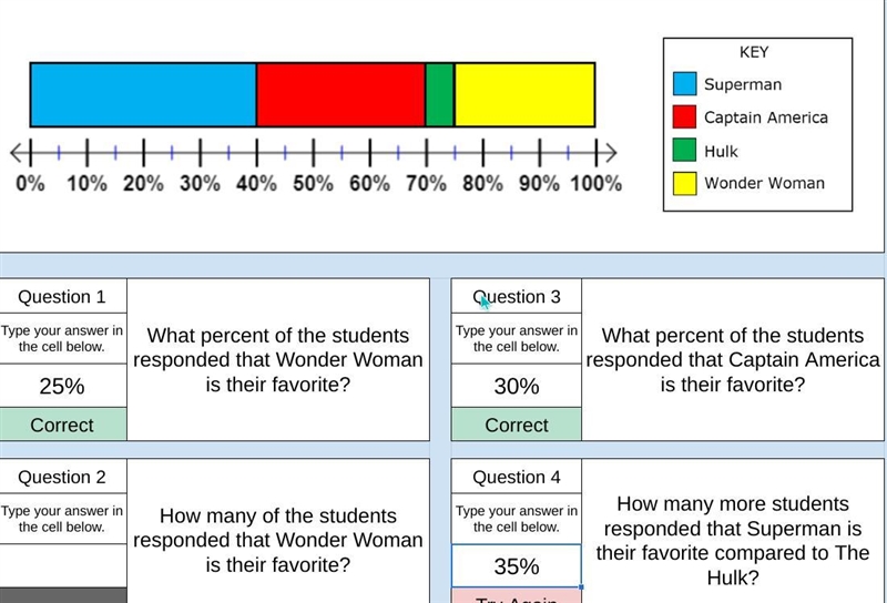 I only need the awnser for questions 4 and 2 because i dont get them-example-1