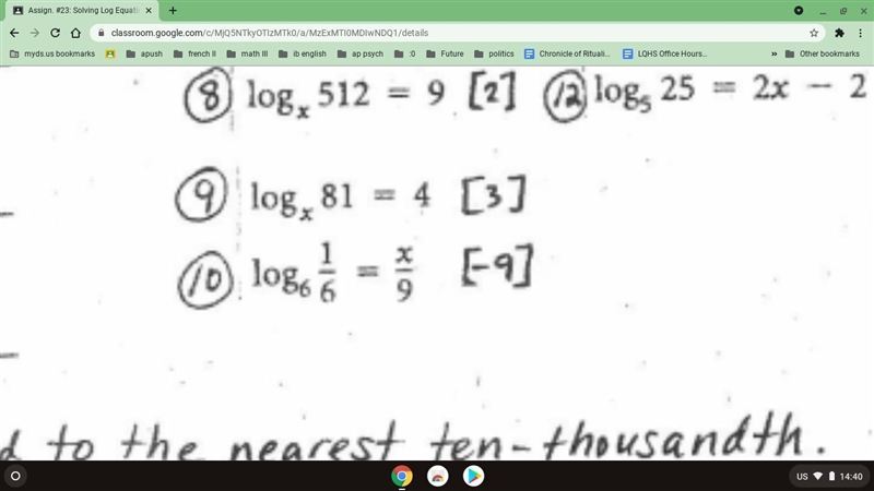 Help with number 10! Step by step please!-example-1