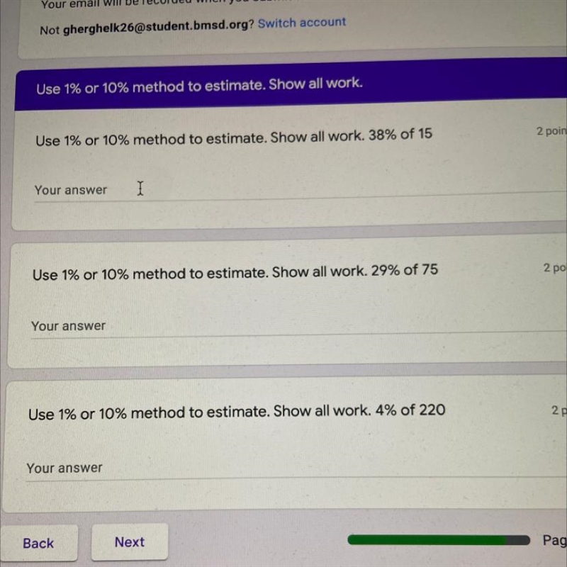 No BS and show all of your work please and you must use the 1% or 10% method which-example-1