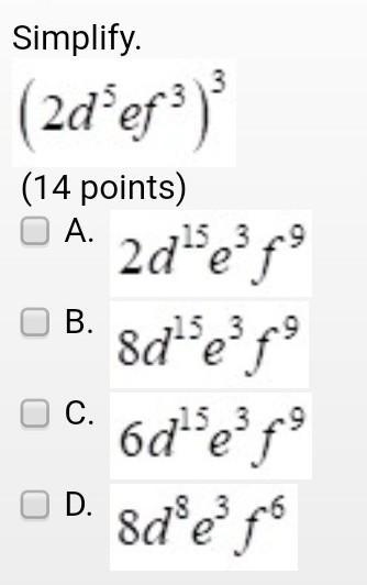 Simplify the equation​-example-1