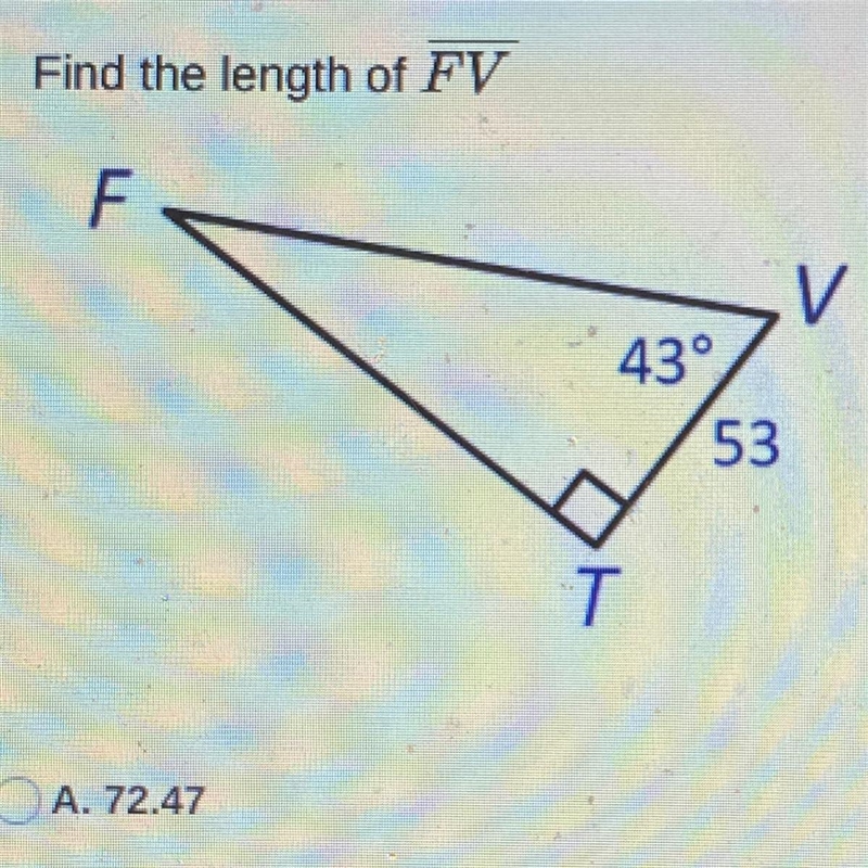 Find the length of FV-example-1