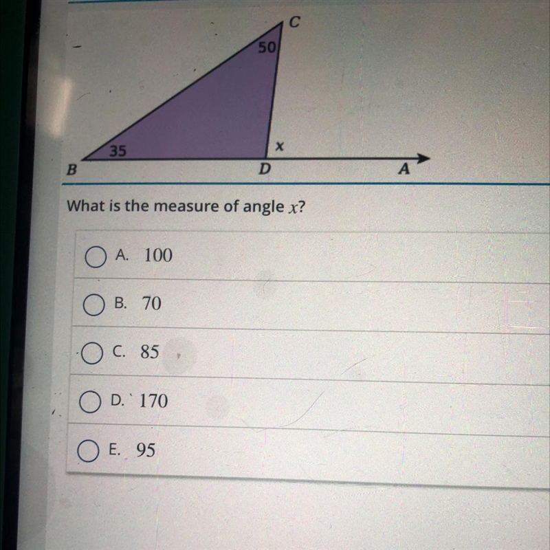 What is the measure of angle x-example-1