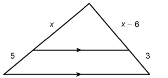 What is the value of x? A. 3 B. 9 C. 15 D. 30-example-1