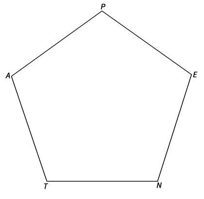 What is the image of N for a 288° counterclockwise rotation about the center of the-example-1