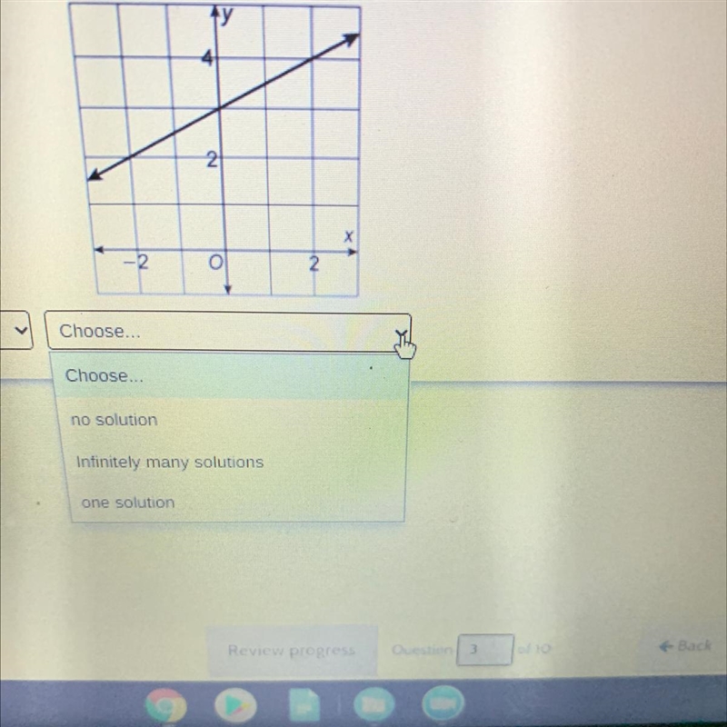 Please help I’d it no solution, infinitely many solution, one solution.-example-1