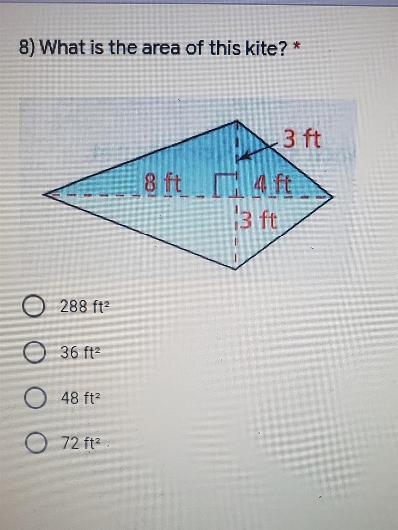 HELP! What's the area of this kite?​-example-1