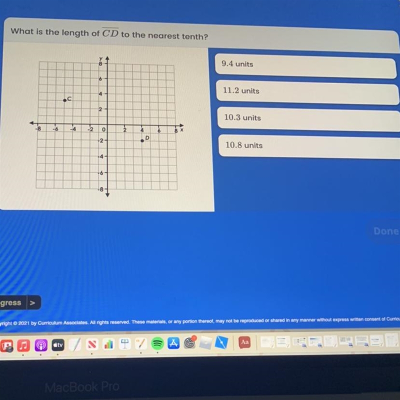 What is the length of CD to the nearest tenth?-example-1