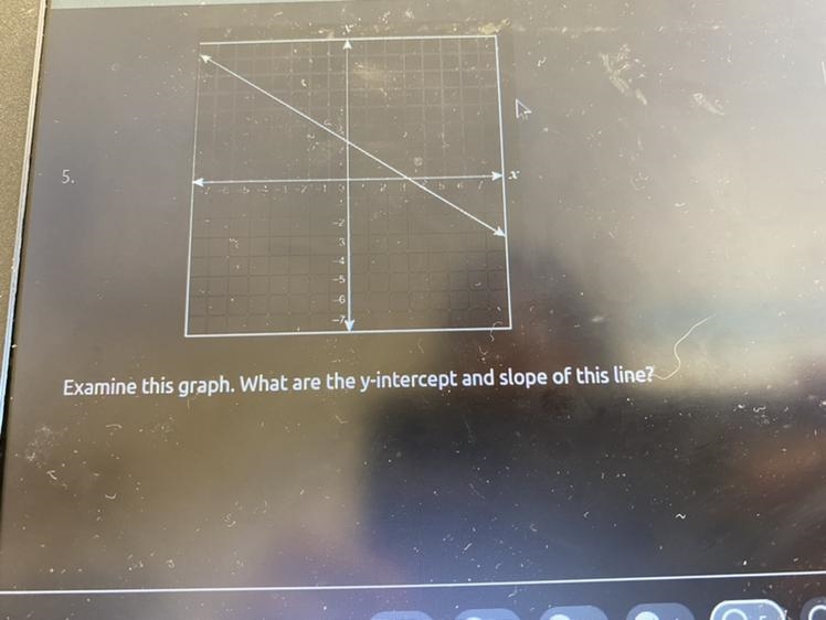 A) y-intercept = 2; slope= 2/3 B) y-intercept = 3; slope= -2/3 C) y-intercept = 2; slope-example-1