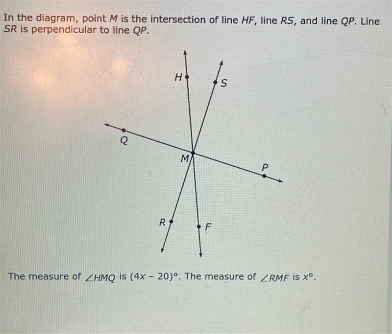 In degrees, what is the measure of hmp Please help, this is timed! Please and thank-example-1