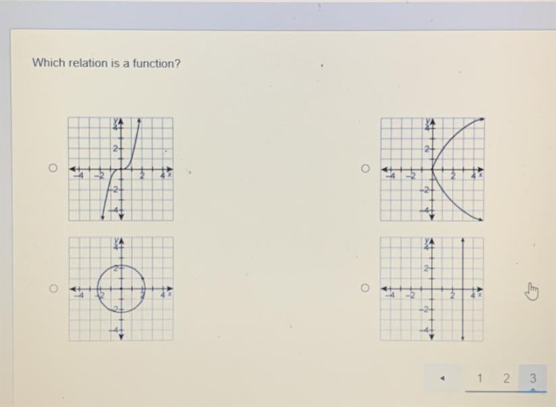 Which relation is a function?-example-1