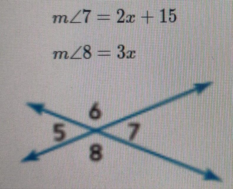 Find the measures of each numbered angle ​-example-1