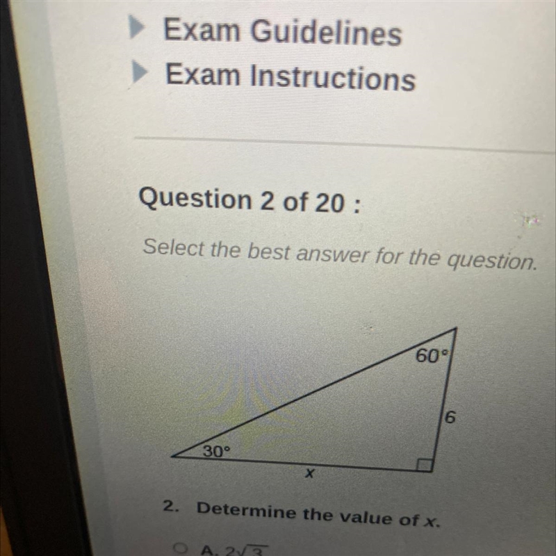 Determine the value of x-example-1