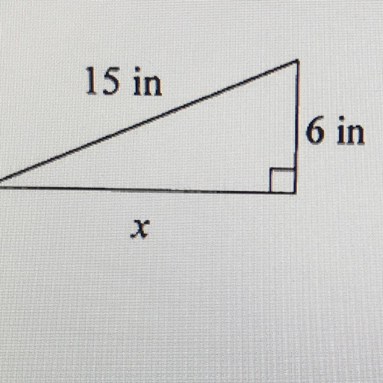 Find the missing side of the triangle leave answer in simplist radical form-example-1