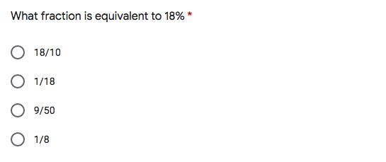 What fraction is equivalent to 18%-example-1