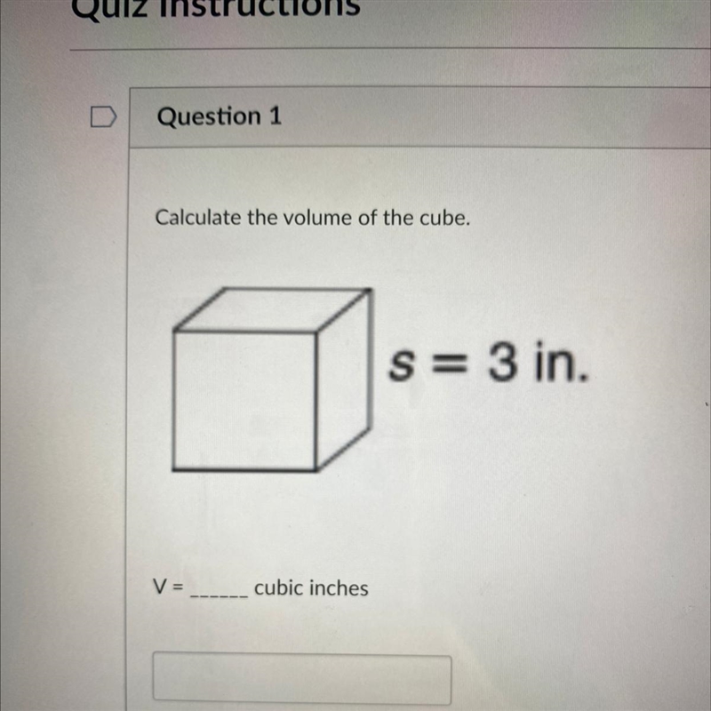 Calculate the volume of the cube-example-1