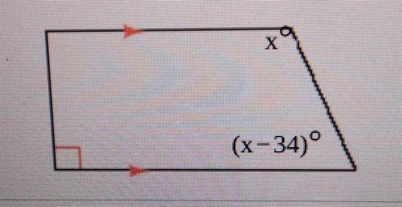 ⚠️please help!!!⚠️ find the value of x then find the measure of the labeled angle-example-1