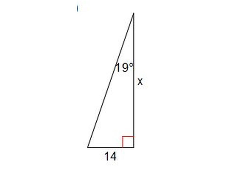 HELP Which Trig ratio should be used to find the missing side? A.Sin B.Cos C.Tan-example-1