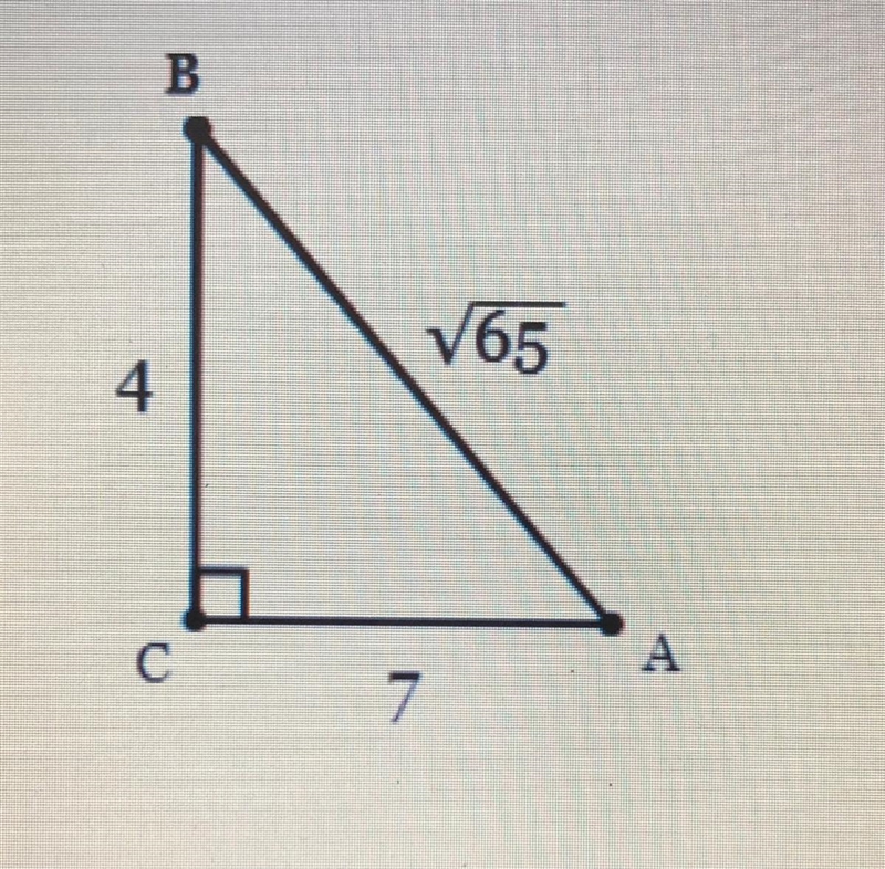 Find the exact value of tan A in simplest radical form-example-1