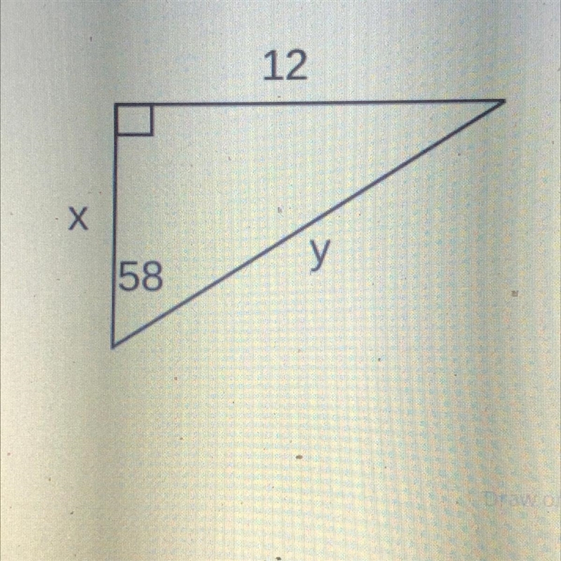 PLEASE HELP 35 points What is the value of Y What is the value of x-example-1