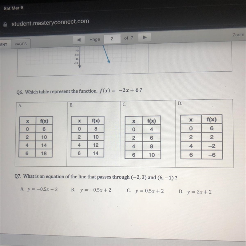 HELP?!????!?? For both of them number 6 &7-example-1