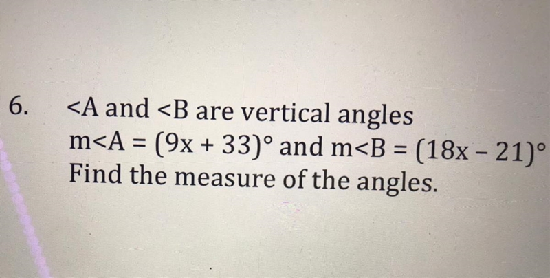 A and m Find the measure of the angles.-example-1