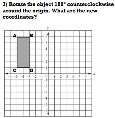 68 points if someone answers this. Rotate the object 180 degrees counterclockwise-example-1