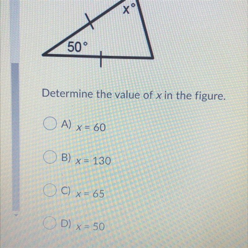 Determine the value of x in the figure-example-1