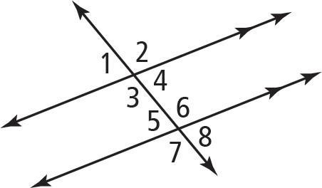 Which angles are supplementary to ∠4? Select all that apply. ∠2 ∠7 ∠5 ∠6 ∠1-example-1