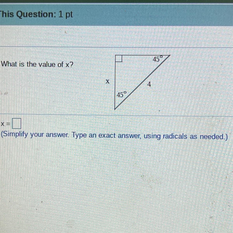 What is the value of x-example-1