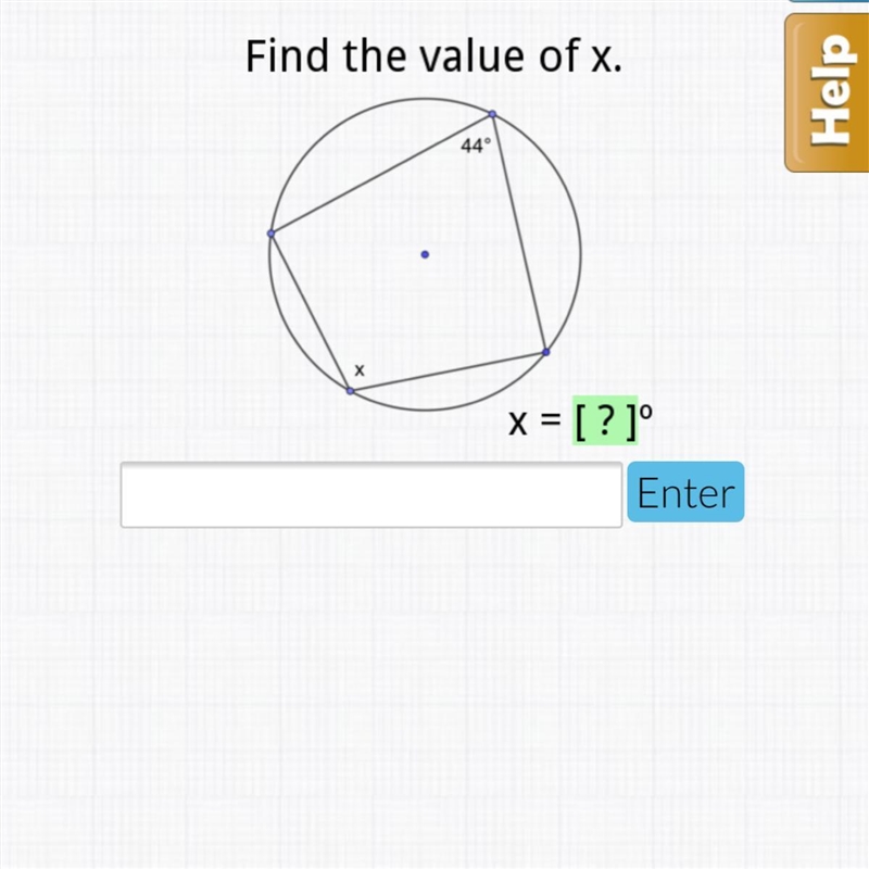 Find the value of X. geometry!! only answer if you know how please !-example-1