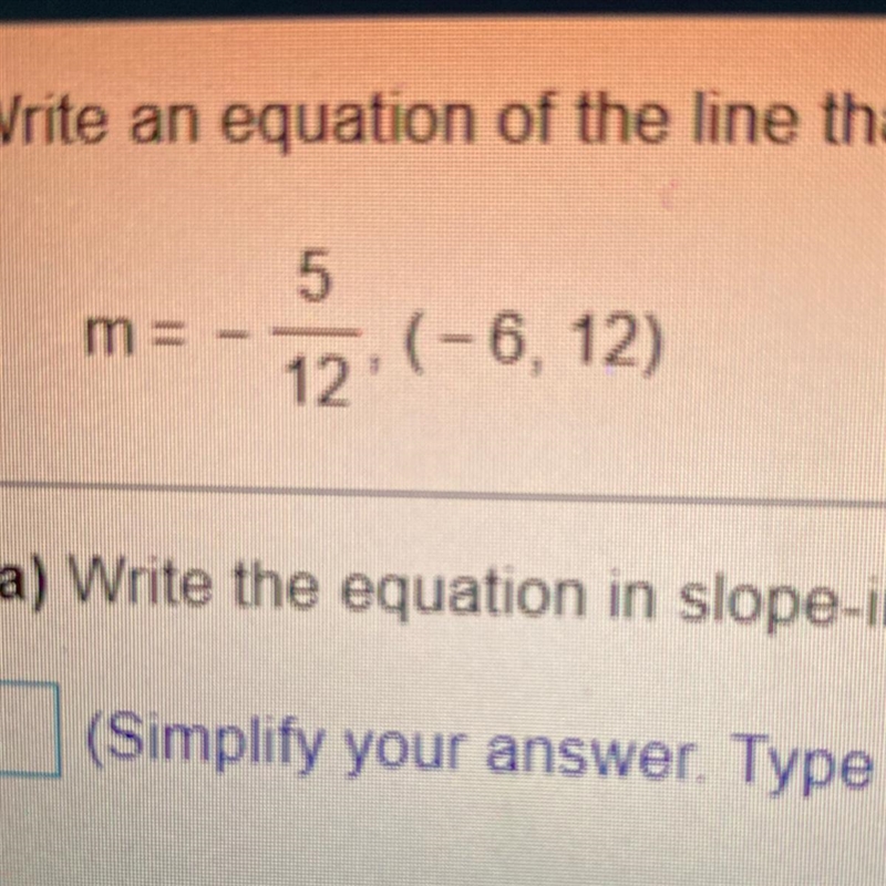 Write the equation in slope-intercept form-example-1