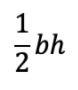 The formula for the area of a triangle includes the algebraic expression shown below-example-1