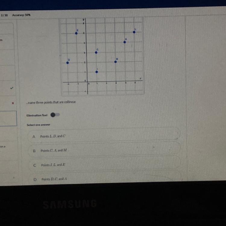 …name three points that are collinear-example-1