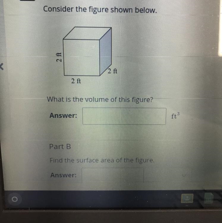 PART B—- Find the surface area of the figure. PLEASE HELP!! Just part b!-example-1