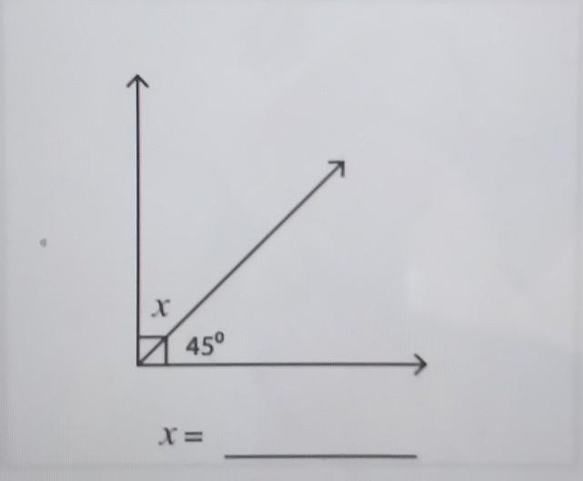 Find the value of "x" in each angle​-example-1