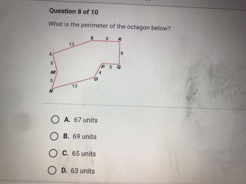 What is the perimeter of the octagon below!!-example-1